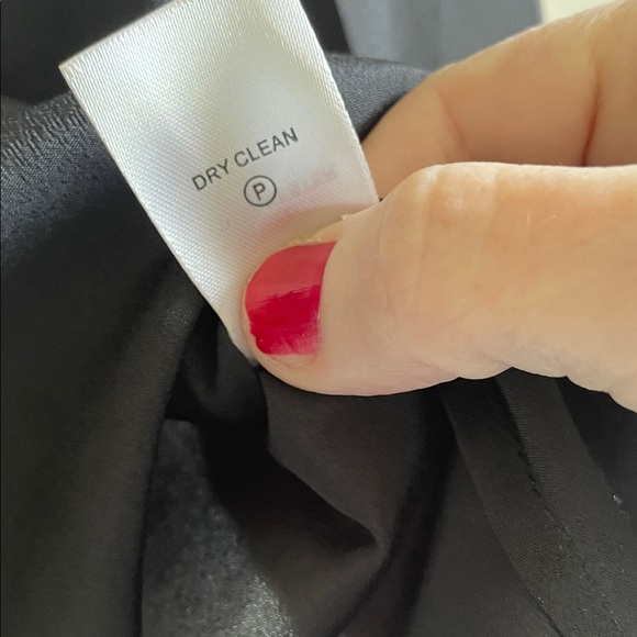 Finity Black Ruffle Front Dressy Blouse - Picture 4 of 9